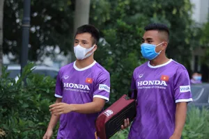 Các cầu thủ U22 Việt Nam đã có buổi tập đầu tiên