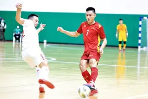 Đội tuyển futsal Việt Nam có lợi thế giữ sạch lưới trên sân nhà. Ảnh: LFA