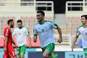 Turkmenistan đánh bại Lebanon vào chiều 9-6. Ảnh: AFC
