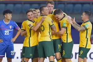Australia toàn thắng tại vòng loại thứ 2 World Cup 2022. Ảnh: AFC