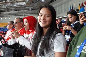 Windy Cantika Aisyah đã trở thành VĐV Đông Nam Á đầu tiên đoạt huy chương tại Olympic Tokyo 2020. Ảnh: BOLA