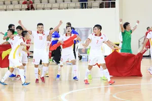 Đội tuyển futsal Việt Nam có lần thứ 2 liên tiếp dự FIFA Futsal World Cup. Ảnh: FIFA