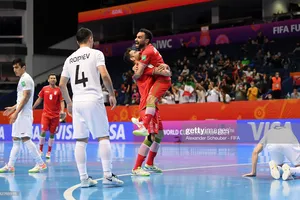 Iran đánh bại Uzbekistan trong trận cầu có đến 17 bàn thắng được ghi. Ảnh: GETTY