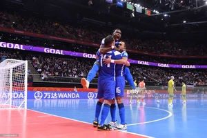 Niềm vui của các cầu thủ Brazil. Ảnh: GETTY