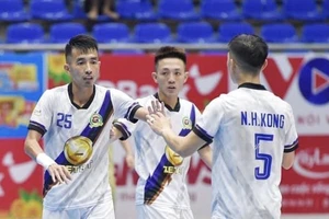 Quả bóng đồng futsal Việt Nam 2020 Phùng Trọng Luân đang dẫn đầu danh sách ghi bàn tại Giải futsal VĐQG 2021. Ảnh: ANH TRẦN