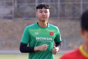 Thủ môn Văn Toản được AFC điểm mặt cầu thủ đáng xem nhất vòng loại U23 châu Á 2022. Ảnh: NHẬT ĐOÀN