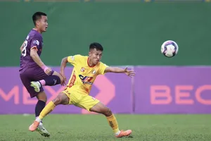 B.BD dự báo gặp nhiều khó khăn khi làm khách trước Thanh Hóa ở vòng 2 V-League 2022. Ảnh: ANH TRẦN