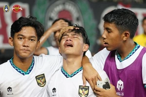 U19 Indonesia bị loại khỏi Giải U19 Đông Nam Á 2022 đầy cay đắng. ẢNH: PSSI