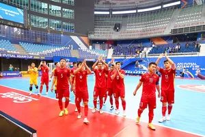 Đội tuyển futsal Việt Nam chia tay Giải futsal châu Á 2022 từ vòng tứ kết. ẢNH: VFF