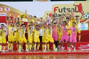 Sài Gòn FC vô địch Cúp futsal quốc gia 2022. ẢNH: ANH TRẦN