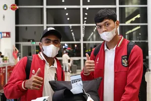 Các tuyển thủ Indonesia vô cùng thoải mái khi đến Hà Nội. ẢNH: PSSI