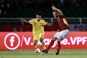 CLB TPHCM đối diện áp lực phải đánh bại Khánh Hòa ở vòng 3 V-League 2023. ẢNH: DŨNG PHƯƠNG 