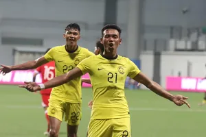 U23 Malaysia vô địch Merlion Cup 2023, giải đấu được xem là tiền SEA Games 32. ẢNH: FAM. 