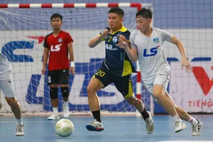 U20 Thái Sơn Nam dưới sự dẫn dắt của HLV Nguyễn Bảo Trung dự Giải futsal U20 quốc gia 2023. ẢNH: ANH TRẦN