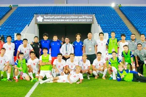 U23 Mông Cổ để lại những dấu ấn ở vòng loại Giải U23 châu Á 2024. ẢNH: MFF 