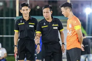 Trọng tài futsal Lê Tuấn Kiệt bị hành hung ở một giải phong trào trên địa bàn TPHCM. 