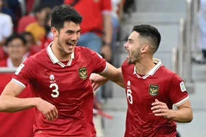 Các cầu thủ Indonesia đã thi đấu lột xác ở Asian Cup 2023. ẢNH: BOLA 