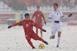 Quang Hải là một trong những ngôi sao ở Giải U23 châu Á 2018. 