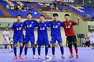 Các cầu thủ Futsal Thái Sơn Bắc kết thúc giải tập huấn ở Malaysia với nhiều kinh nghiệm bổ ích. ẢNH: PAHANG FC 