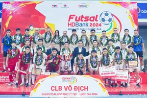 Thái Sơn Nam TPHCM lần thứ 13 đăng quang tại Giải Futsal VĐQG. 