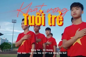 Các cầu thủ U17 Huế tung MV ca nhạc chào mừng 79 năm Quốc khánh nước Cộng hòa xã hội chủ nghĩa Việt Nam. 