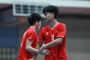 Tài năng trẻ 19 tuổi Nguyễn Đa Hải là ứng viên cho danh hiệu Quả bóng vàng Futsal Việt Nam 2024. ẢNH: ANH TRẦN 