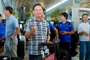 Trưởng đoàn Trần Anh Tú cực kỳ "mát tay" với hai giải đấu Đông Nam Á trong năm 2025. ẢNH: ANH TRẦN 