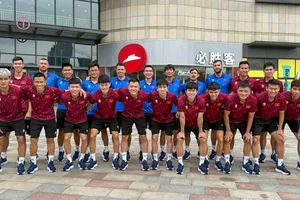 Đội tuyển futsal Việt Nam được tạo điều kiện tham quan, thư giãn tại Hàng Châu (Trung Quốc). ẢNH: ANH TRẦN 