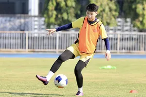 Thủ môn Trần Thị Kim Thanh để ngỏ khả năng ra sân bắt trận gặp tuyển nữ Phillipines. ẢNH: DŨNG PHƯƠNG