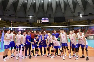 Đội tuyển bóng chuyền nam Việt Nam khởi đầu thuận lợi tại SEA Games 33. ẢNH: DŨNG PHƯƠNG 