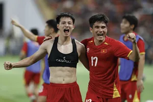 Chiến đấu quả cảm, U22 Việt Nam giành ngôi vô địch SEA Games 33