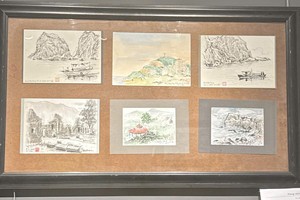 黄献平画家的钢笔画作品。