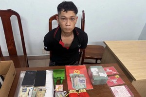  杜晋得——从摩托车座位箱内盗走逾10亿元、黄金、土地使用权证书及存折的嫌疑人（图片由公安机关提供）。