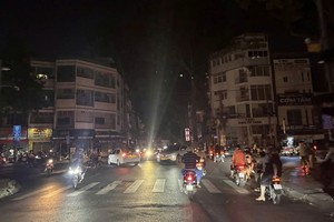 7月31日晚上，市中心区多个坊大范围停电 。