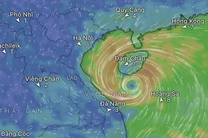 GFS（美国）系统于8月25日上午的台风中心预测模型。