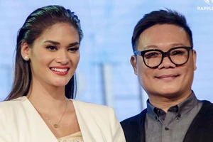 Jonas Gaffud và Hoa hậu hoàn vũ 2015 Pia Wurtzbach. Ảnh: missnews