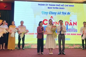 Trao giải Hội thi “Công dân thành phố với hành trình văn hóa TPHCM” năm 2023