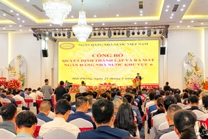 Quang cảnh lễ công bố quyết định