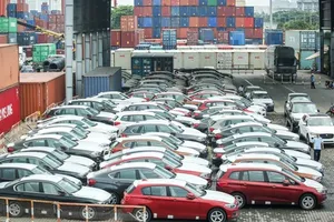 Việt Nam nhập khẩu xe ô tô với giá trị cao kỷ lục trong 8 tháng đầu năm