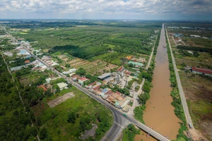 Một góc xã Tân An Hội (huyện Củ Chi) nằm trong quy hoạch Khu đô thị Tây Bắc TPHCM