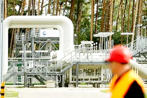 Một phần đường ống Nord Stream 1 tại Lubmin, Đức