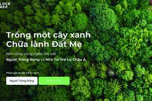 Giao diện BlockTree từ trang web blocktree.asia