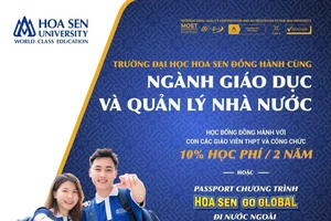 Học bổng đồng hành với ngành giáo dục và quản lý Nhà nước