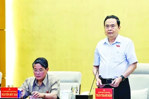 Chủ tịch Quốc hội Trần Thanh Mẫn phát biểu tại hội nghị