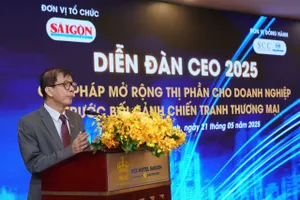 Đang diễn ra Diễn đàn CEO 2025: “Giải pháp mở rộng thị phần cho doanh nghiệp trong bối cảnh chiến tranh thương mại”