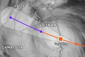 Từ 18 đến 22 giờ đêm nay, tâm bão đổ bộ vào Đà Nẵng - Khánh Hòa 