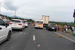 Hiện trường vụ tai nạn giao thông