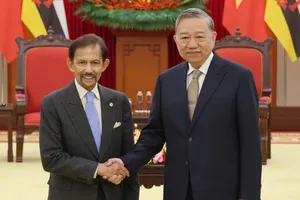 Tổng Bí thư Tô Lâm tiếp Quốc vương Brunei