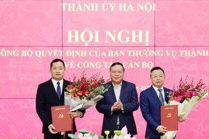 Thiếu tướng Nguyễn Thành Long được bổ nhiệm giữ chức Chánh Văn phòng Thành ủy Hà Nội