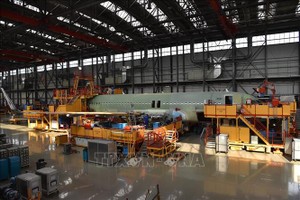 法国空中客车公司工厂。